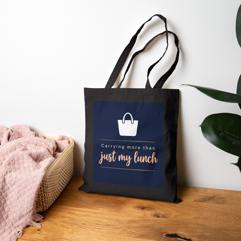 Nurse Tote Bag – Carrying more than just my lunch – Cotton Canvas Tote Bag for Nurses