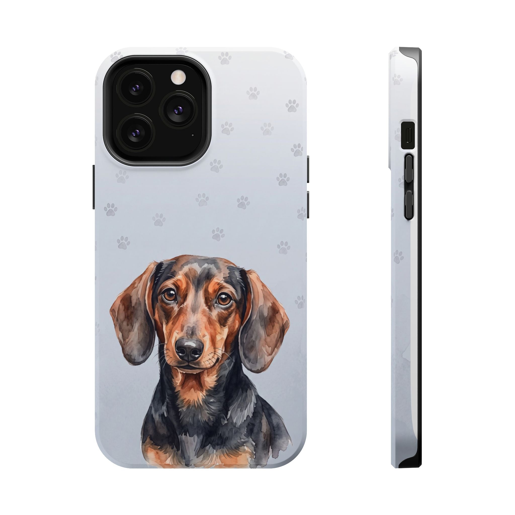 Dachshund Phone Case — Impact-Resistant Wireless Charging Cover