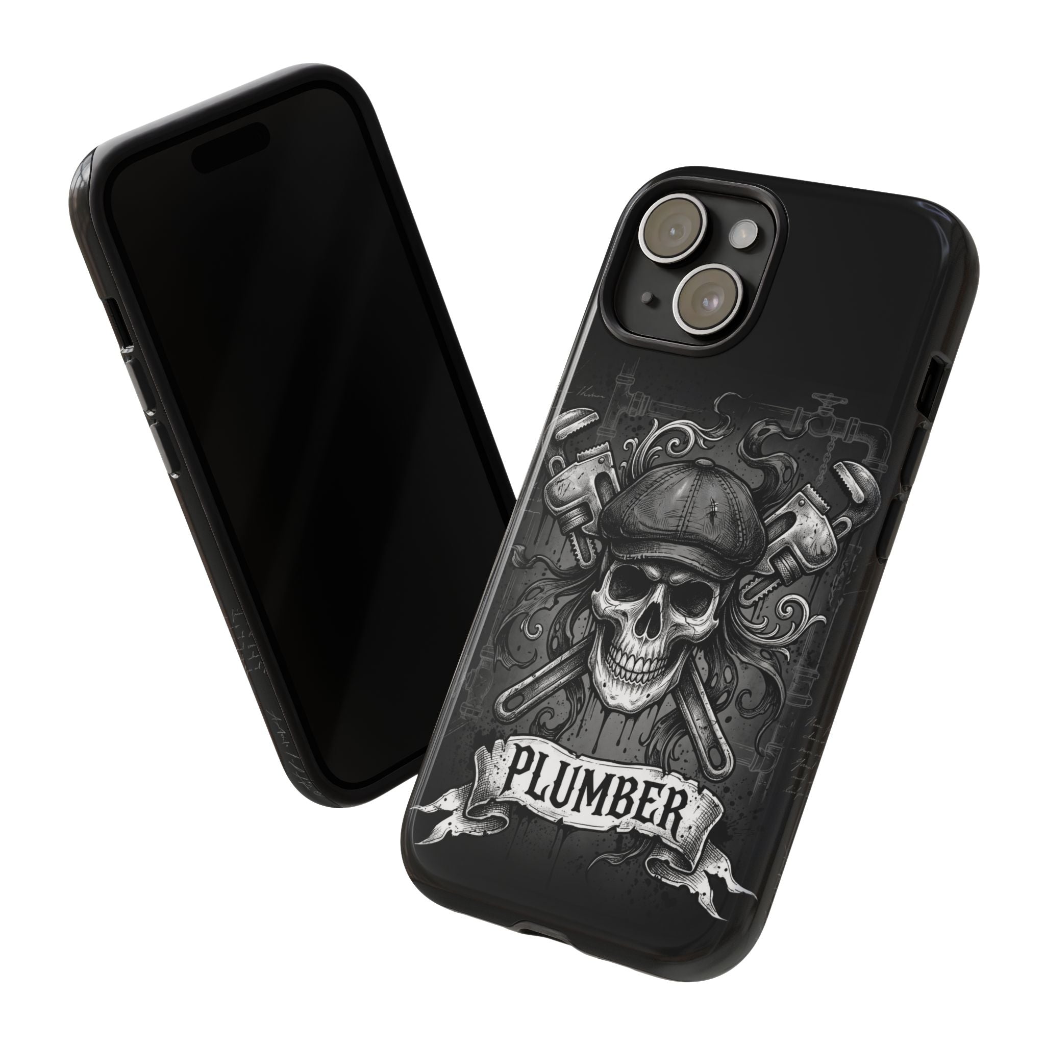Gothic Skull Plumber Phone Case - Samsung & iPhone Series
