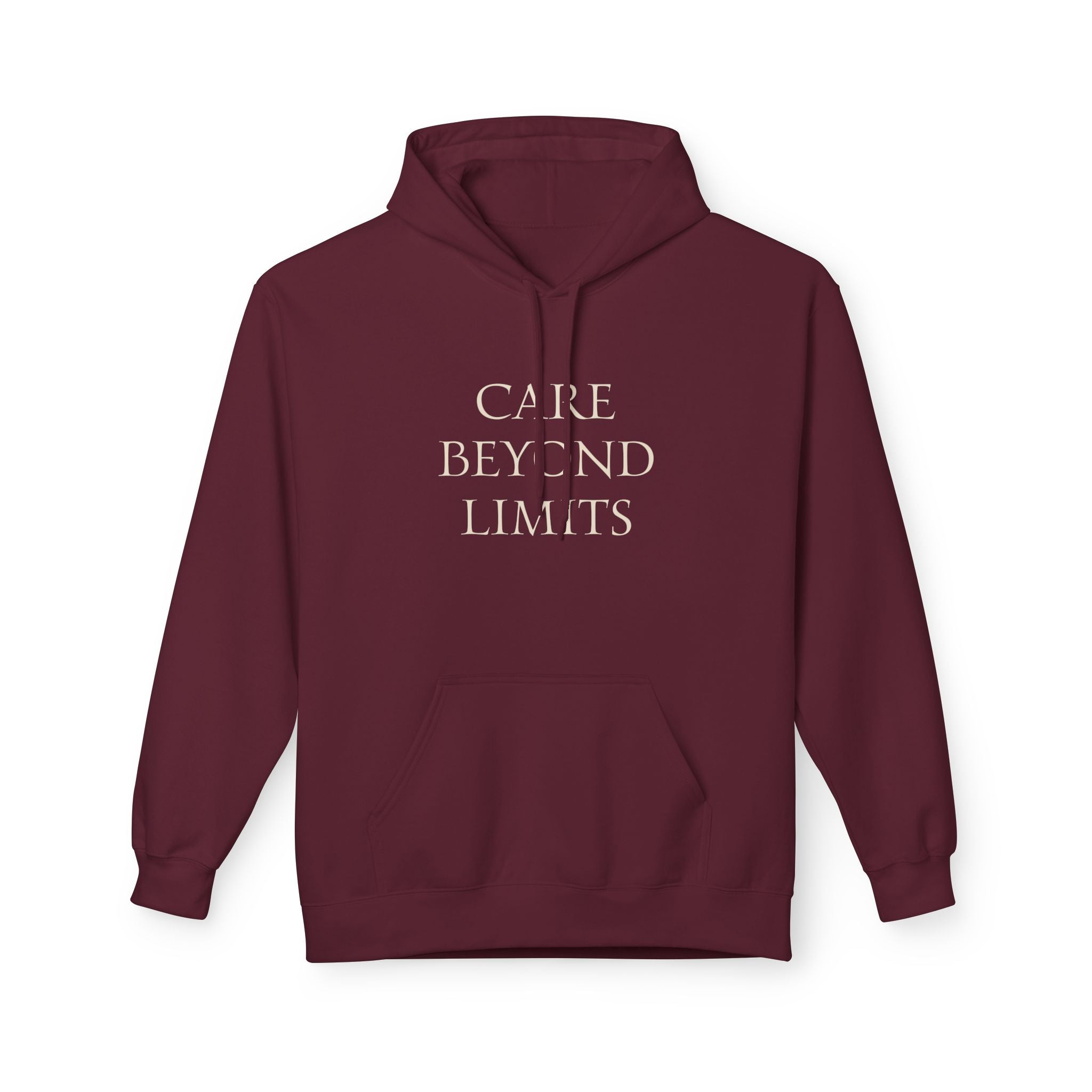 Nurse Hoodie |  Cozy Inspirational "Care Beyond Limits"