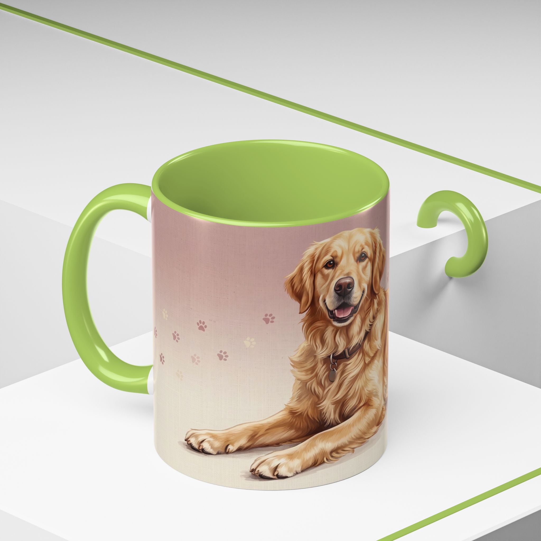 Golden Retriever Lying Down Mug | Golden Retriever Lover Gift | Cute Dog Coffee Mug