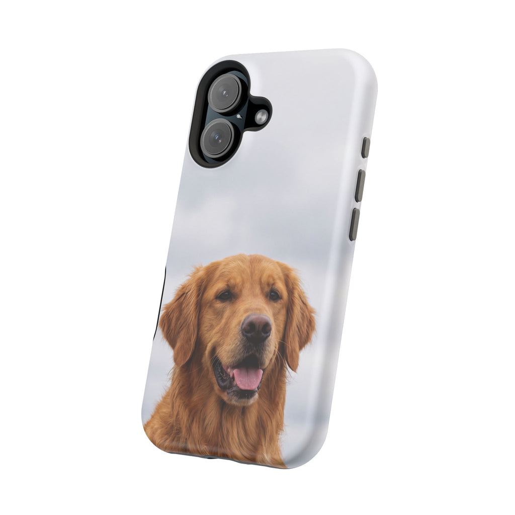 Golden Retriever Phone Case — Impact-Resistant Wireless Charging Cover