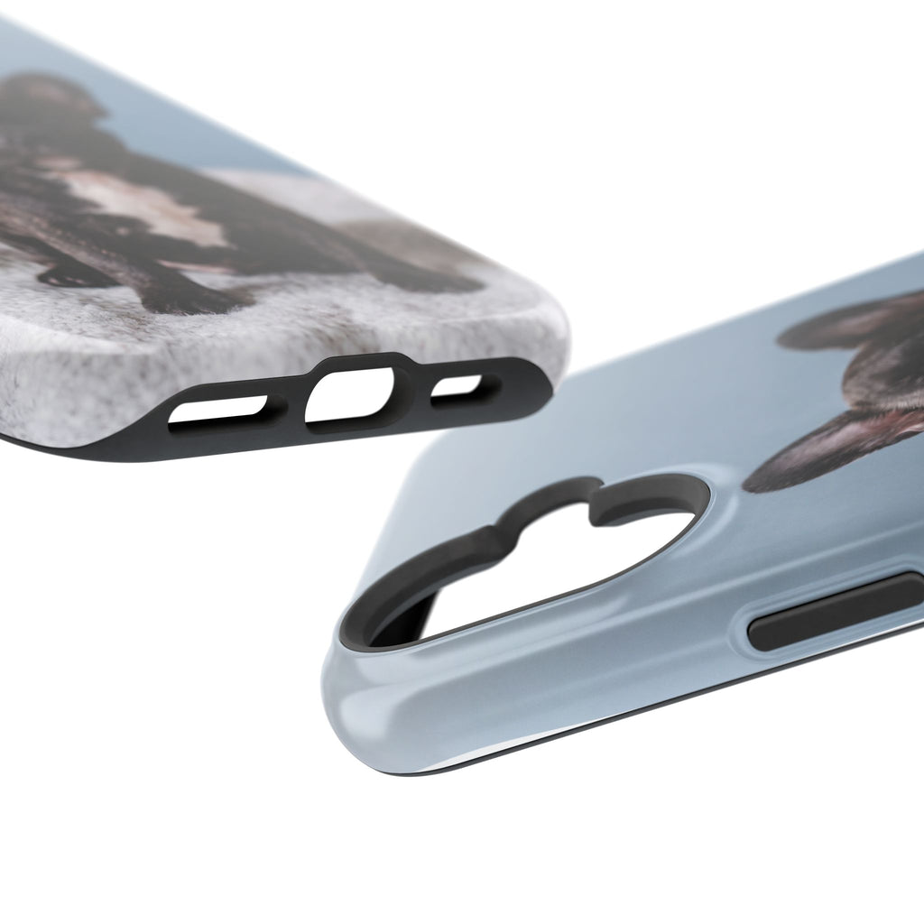 French Bulldog Puppy Phone Case — Impact-Resistant Wireless Charging Cover