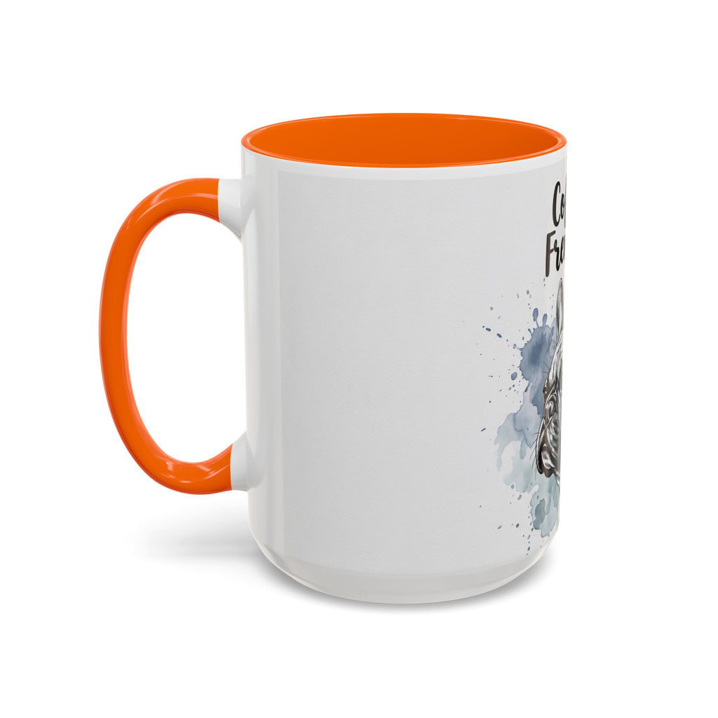 Coffee & Frenchies Mug | French Bulldog Lover Gift | Watercolor Dog Mug