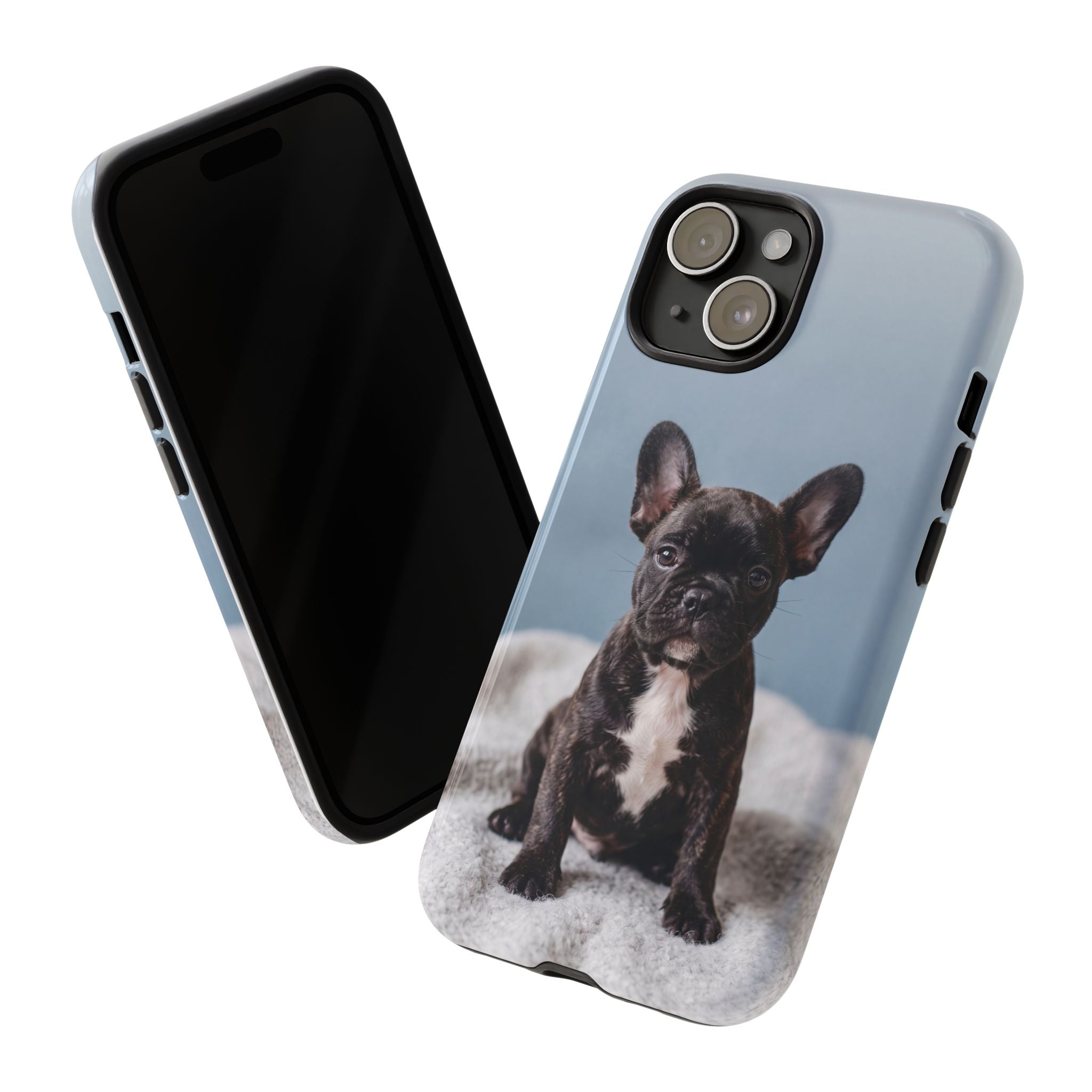 French Bulldog Puppy Phone Case | Adorable Brindle Frenchie Portrait | Samsung & iPhone