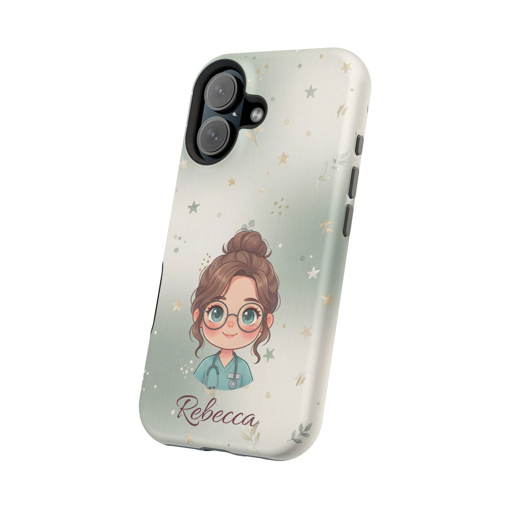 Personalized Starry Nurse Phone Case — Wireless Charging Cover