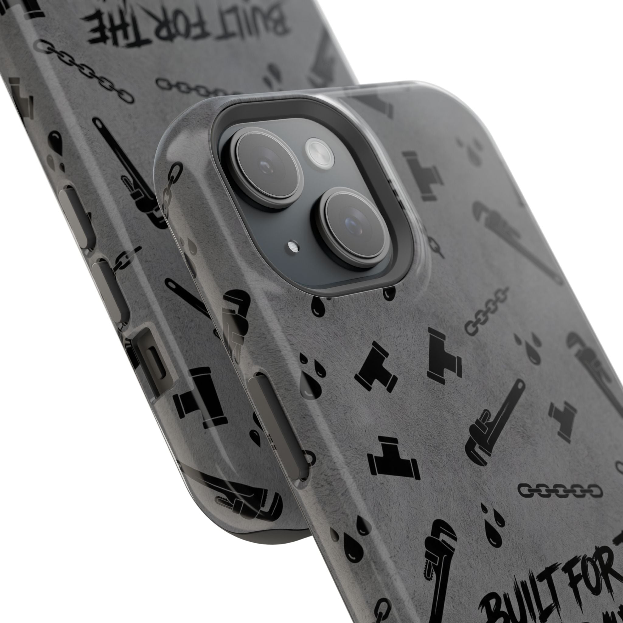 Built for the Grind Phone Case — Plumber Tools Wireless Charging Cover