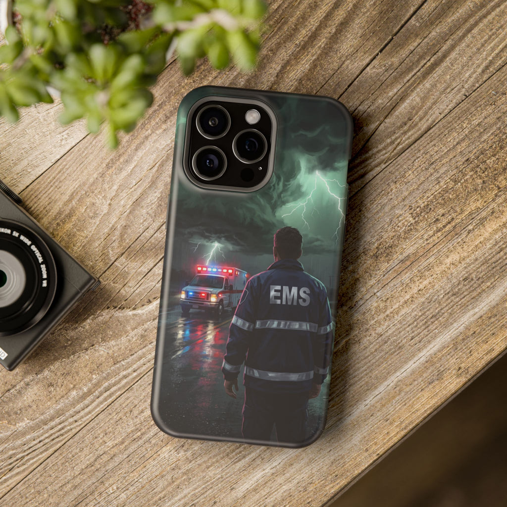 EMS Green Storm City Phone Case — Magnetic Wireless Charging Cover