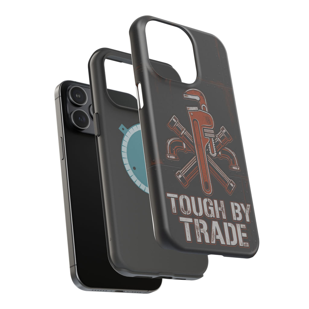 Tough By Trade Phone Case — Crossed Wrenches Wireless Charging Cover