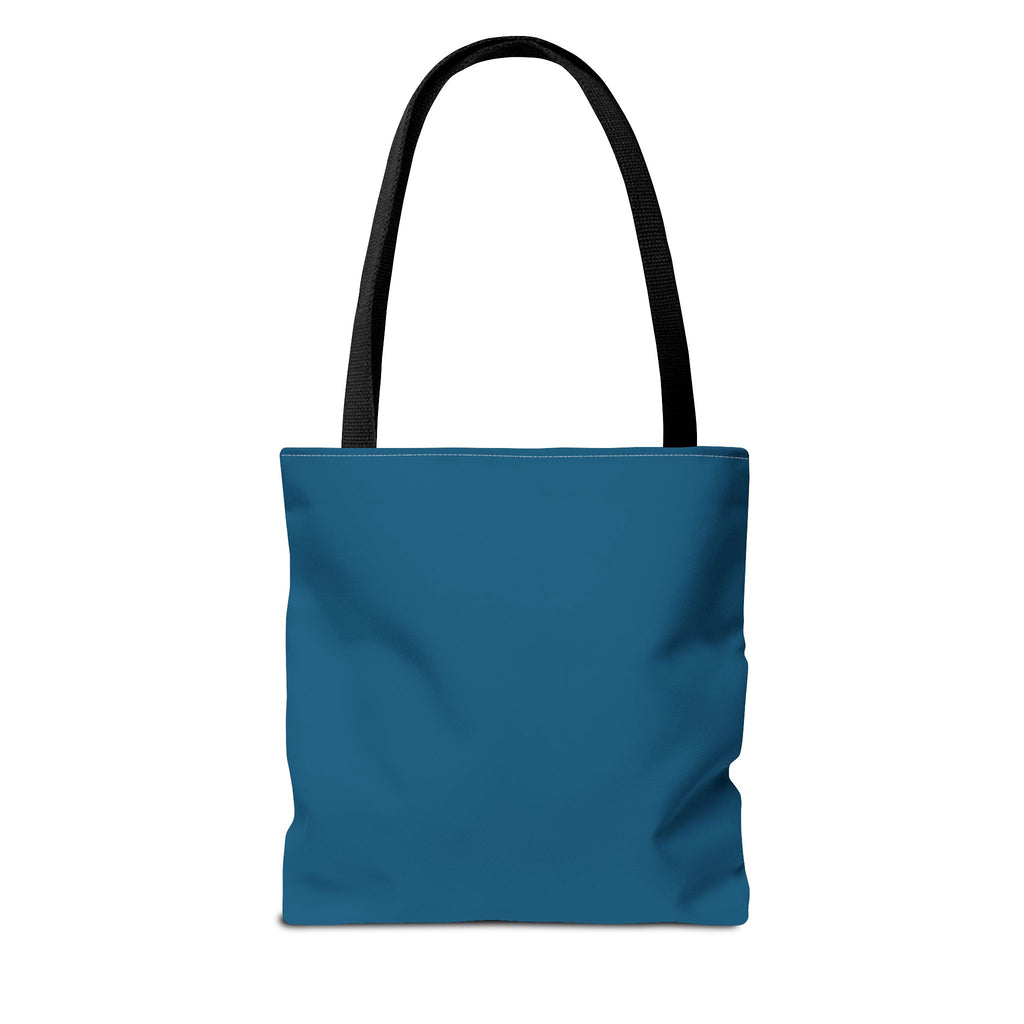 Minimalist Sailboat Tote Bag – Mid-Century Modern Ocean Waves Beach Bag