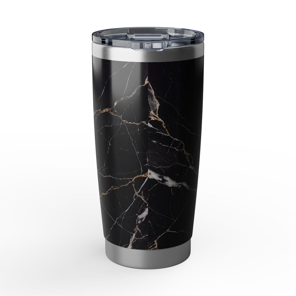 Labrador Tumbler | Gold Engraved Marble Art — 20 oz Stainless Travel Mug