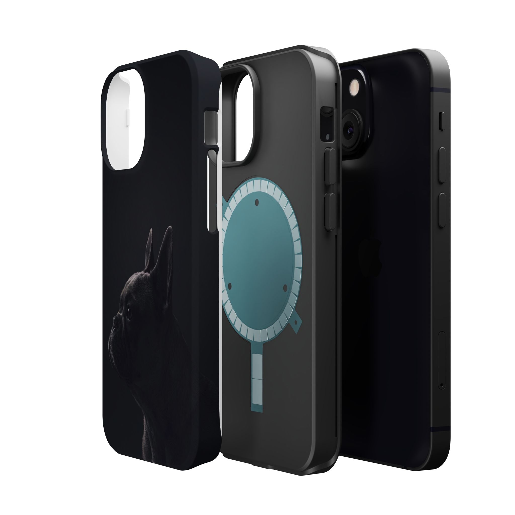 French Bulldog Phone Case — Impact-Resistant Wireless Charging Cover
