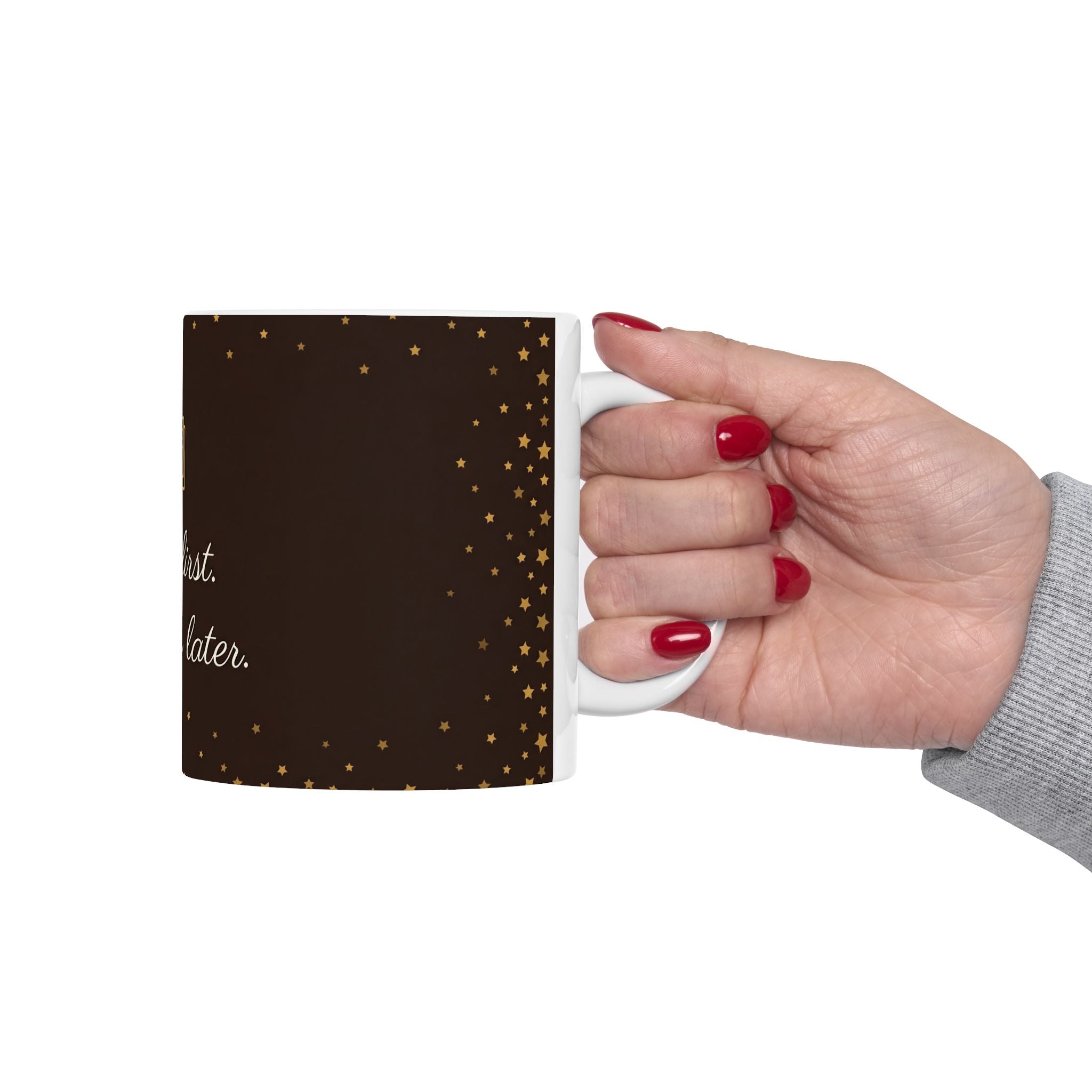 Teacher Coffee Mug - Coffee first questions later – Teacher Gift – End of Term Gift