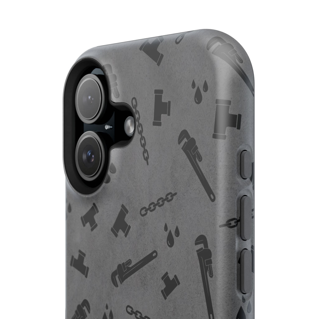 Built for the Grind Phone Case — Plumber Tools Wireless Charging Cover