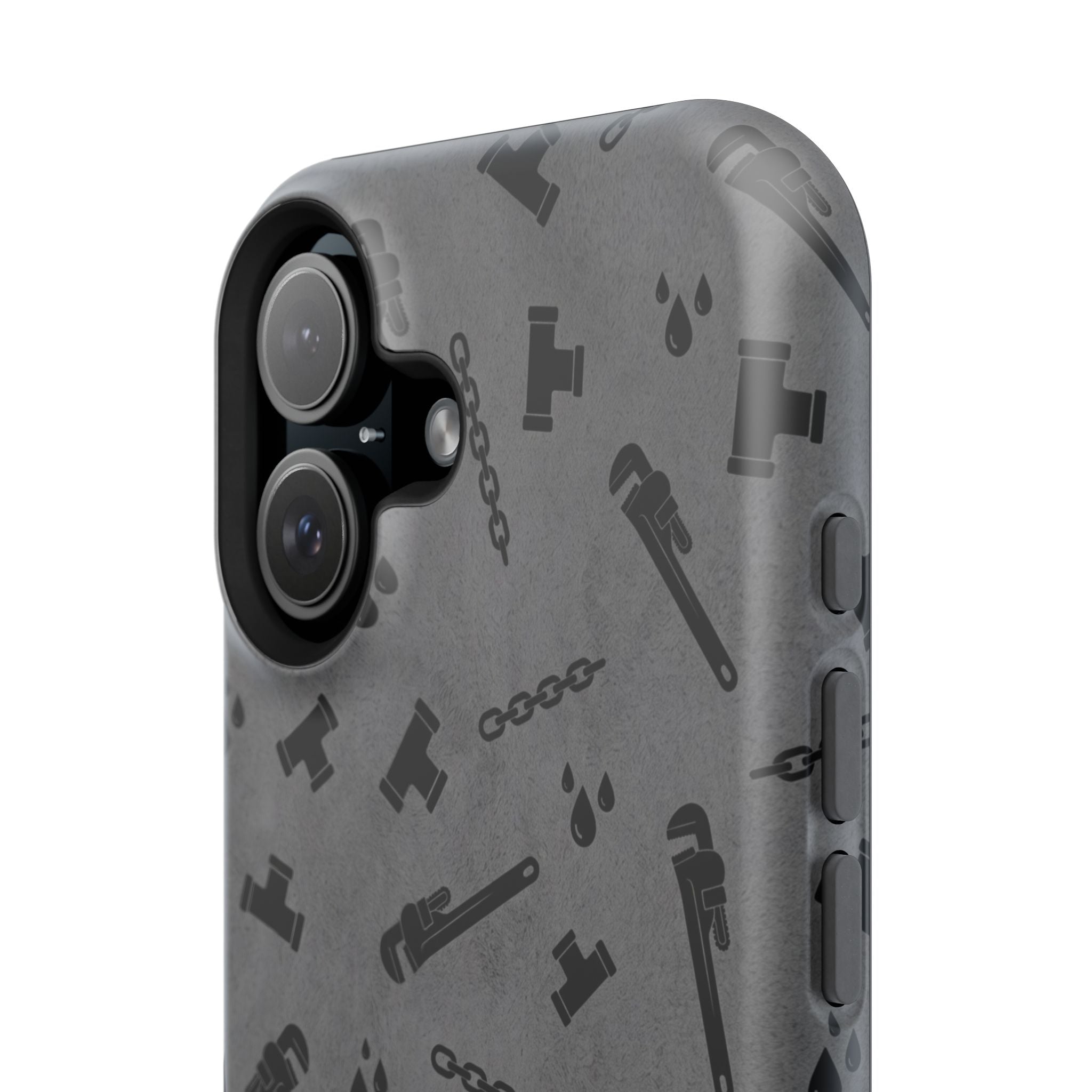 Built for the Grind Phone Case — Plumber Tools Wireless Charging Cover