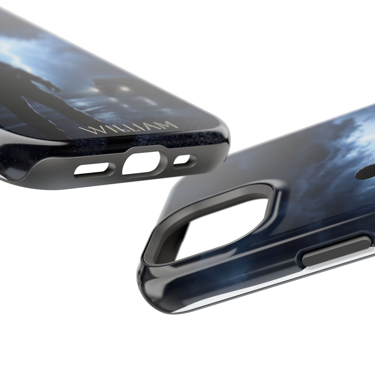 Personalized Lightning Storm EMS Phone Case — Wireless Charging Cover