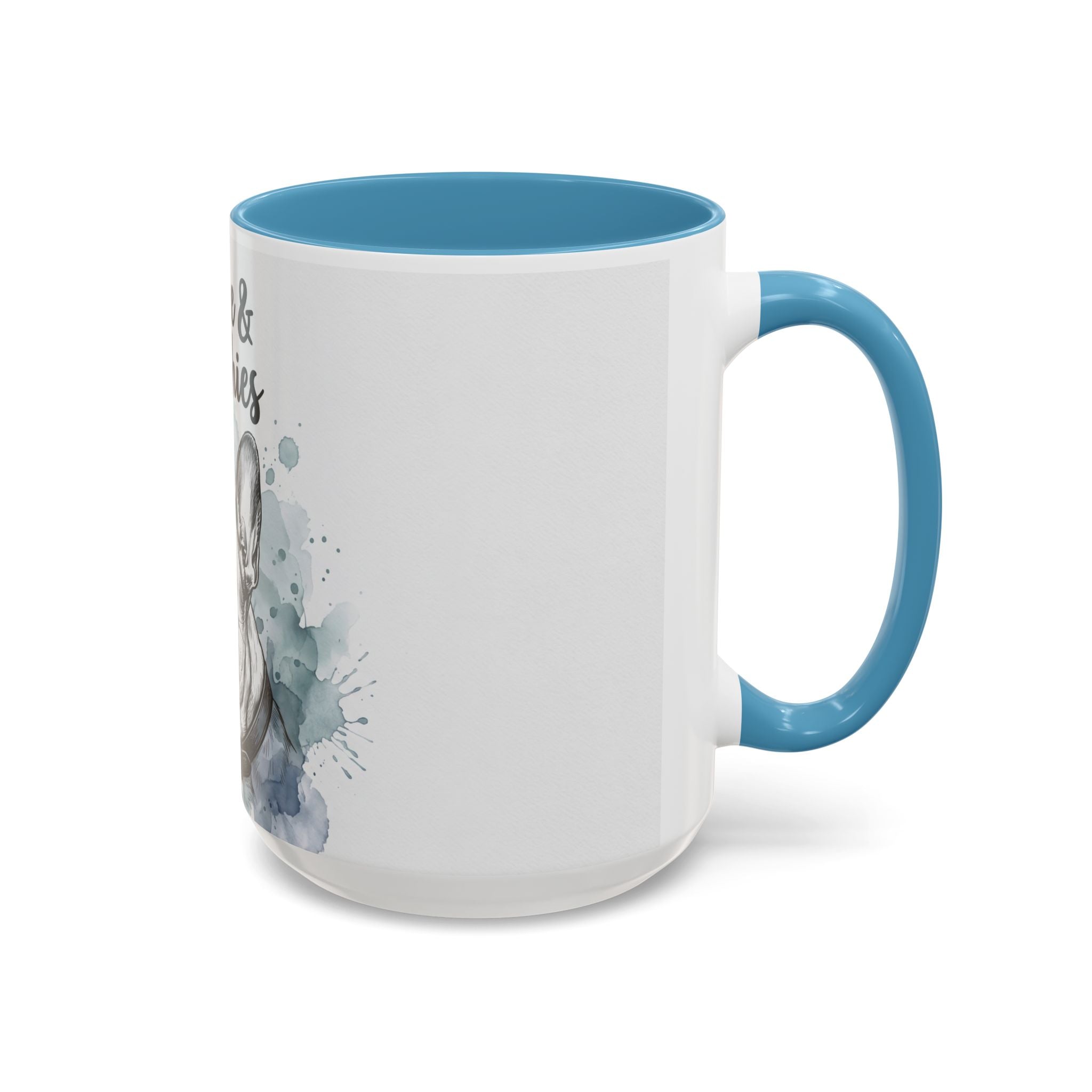 Coffee & Frenchies Mug | French Bulldog Lover Gift | Watercolor Dog Mug