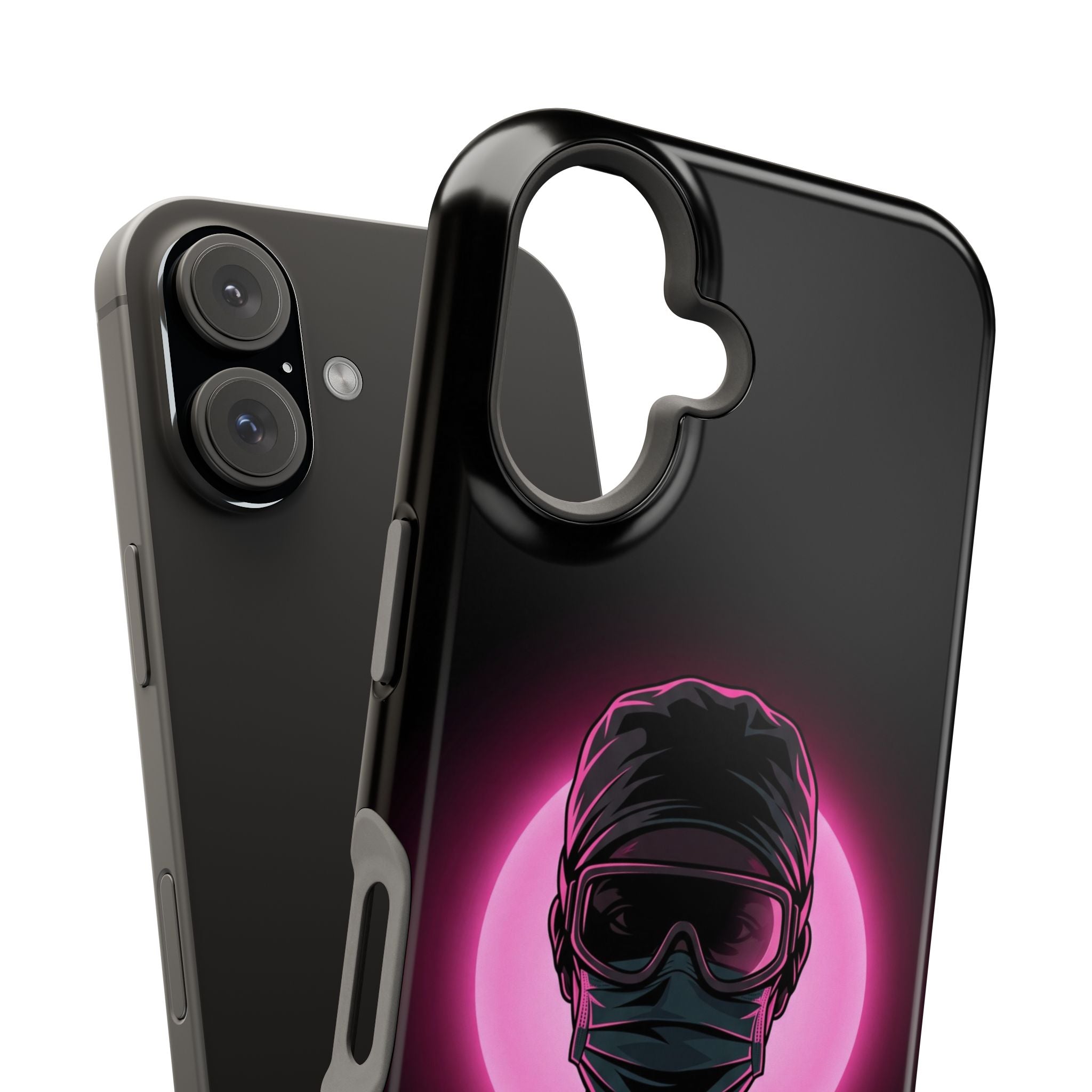 Nurse Portrait Phone Case — Navy Wireless Charging Cover