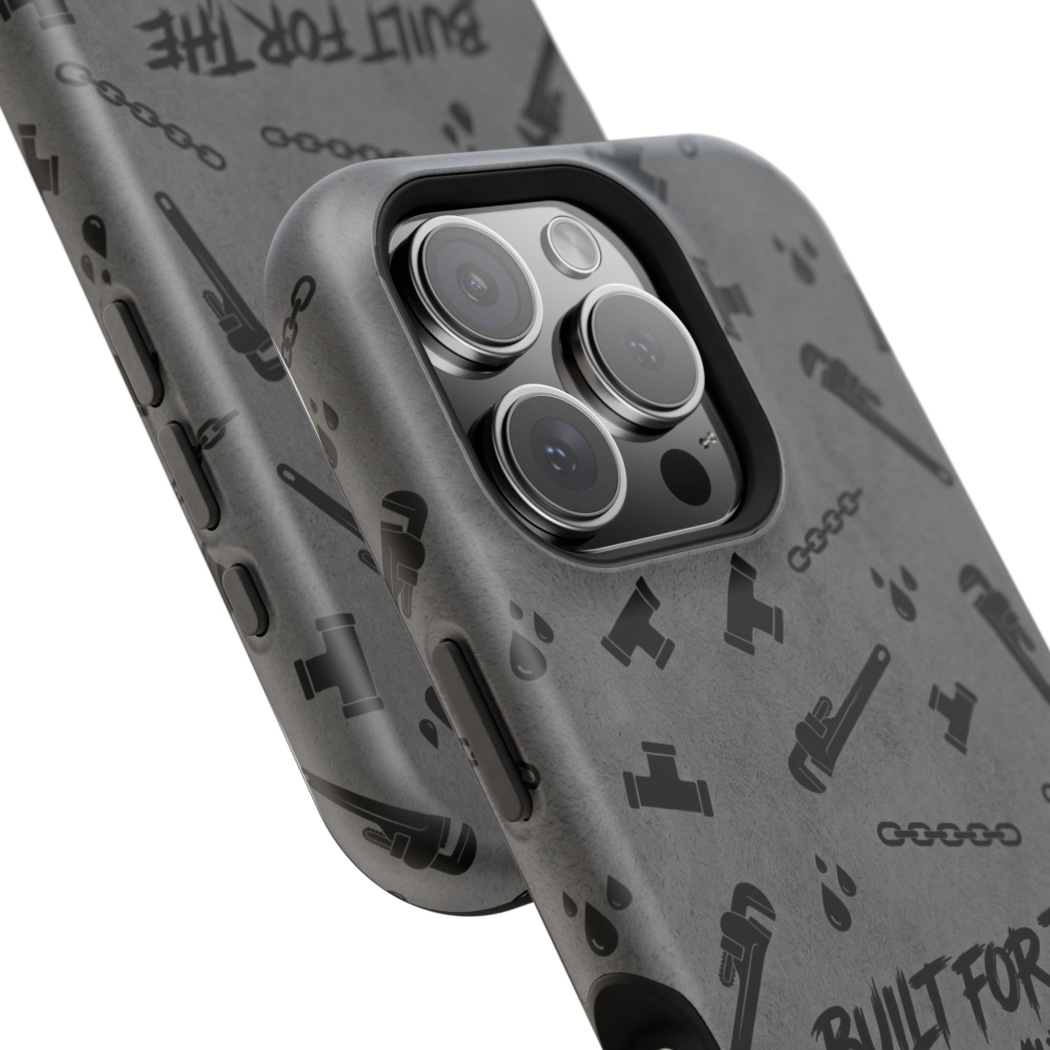 Built for the Grind Phone Case — Plumber Tools Wireless Charging Cover
