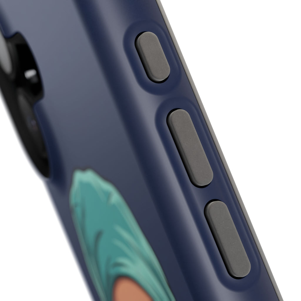 Bold Nurse Portrait Phone Case — Magnetic Wireless Charging Cover