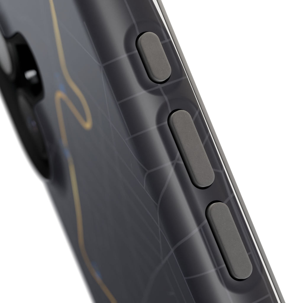 Paramedic/EMT Route Line Phone Case — Magnetic Wireless Charging Cover