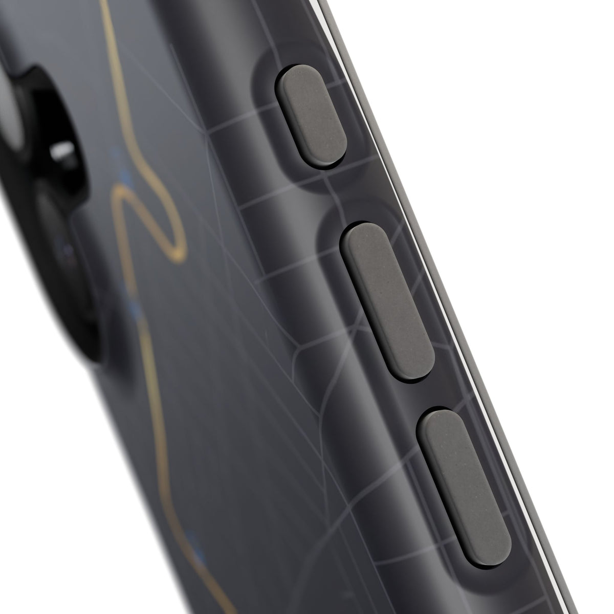 Paramedic/EMT Route Line Phone Case — Magnetic Wireless Charging Cover