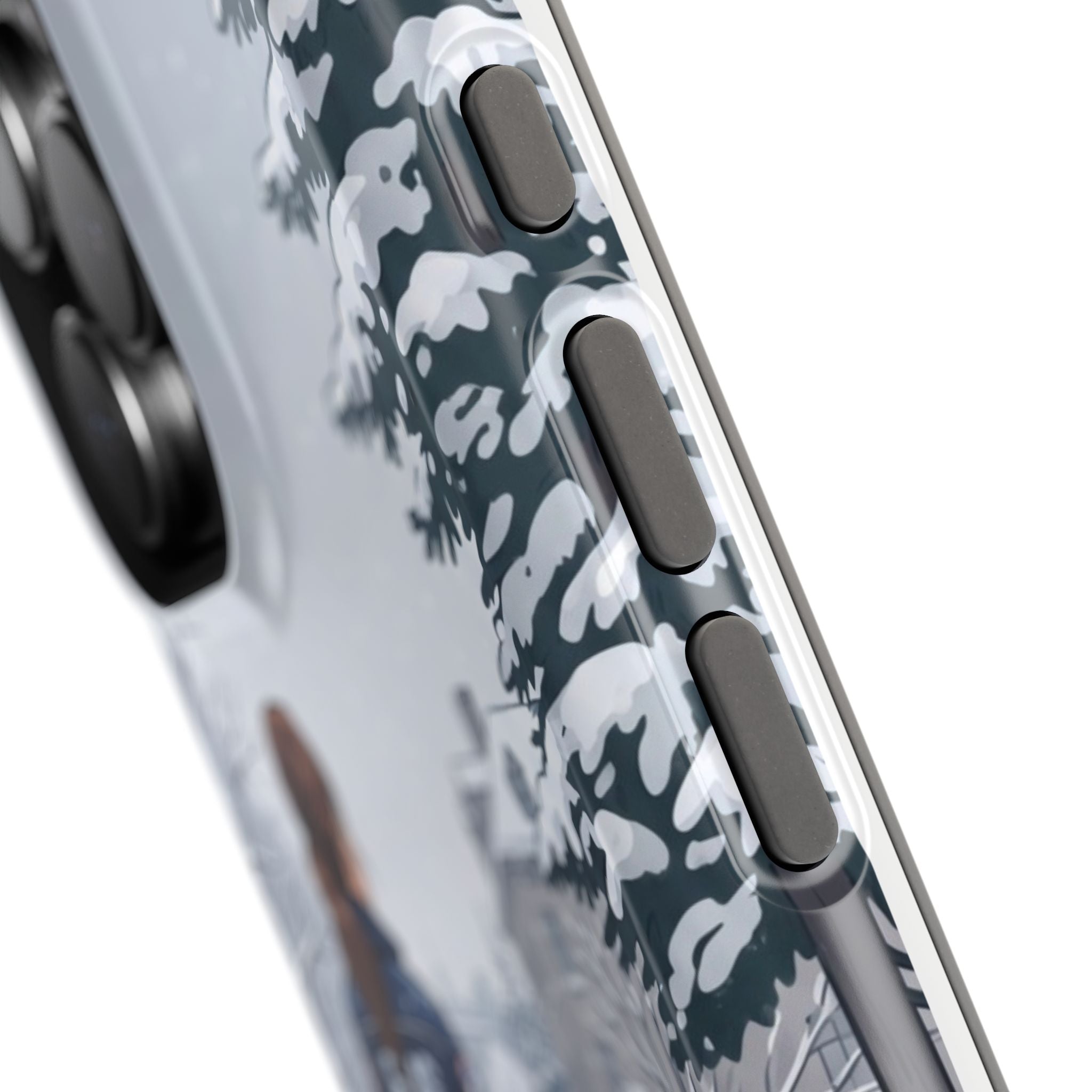 Paramedic/EMT Winter Phone Case — Magnetic Wireless Charging Cover