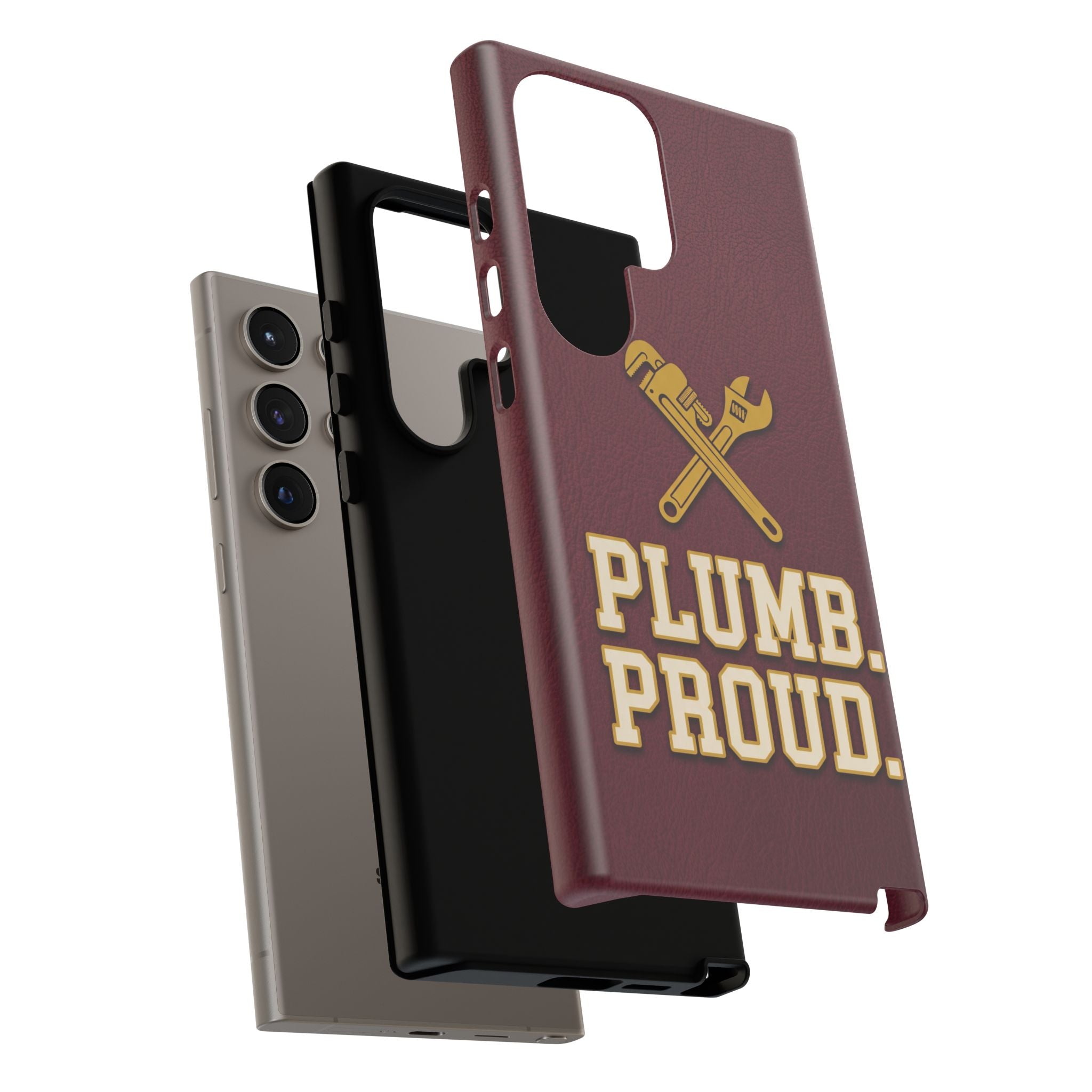 Plumb. Proud. Varsity Print Phone Case - Samsung & iPhone Series