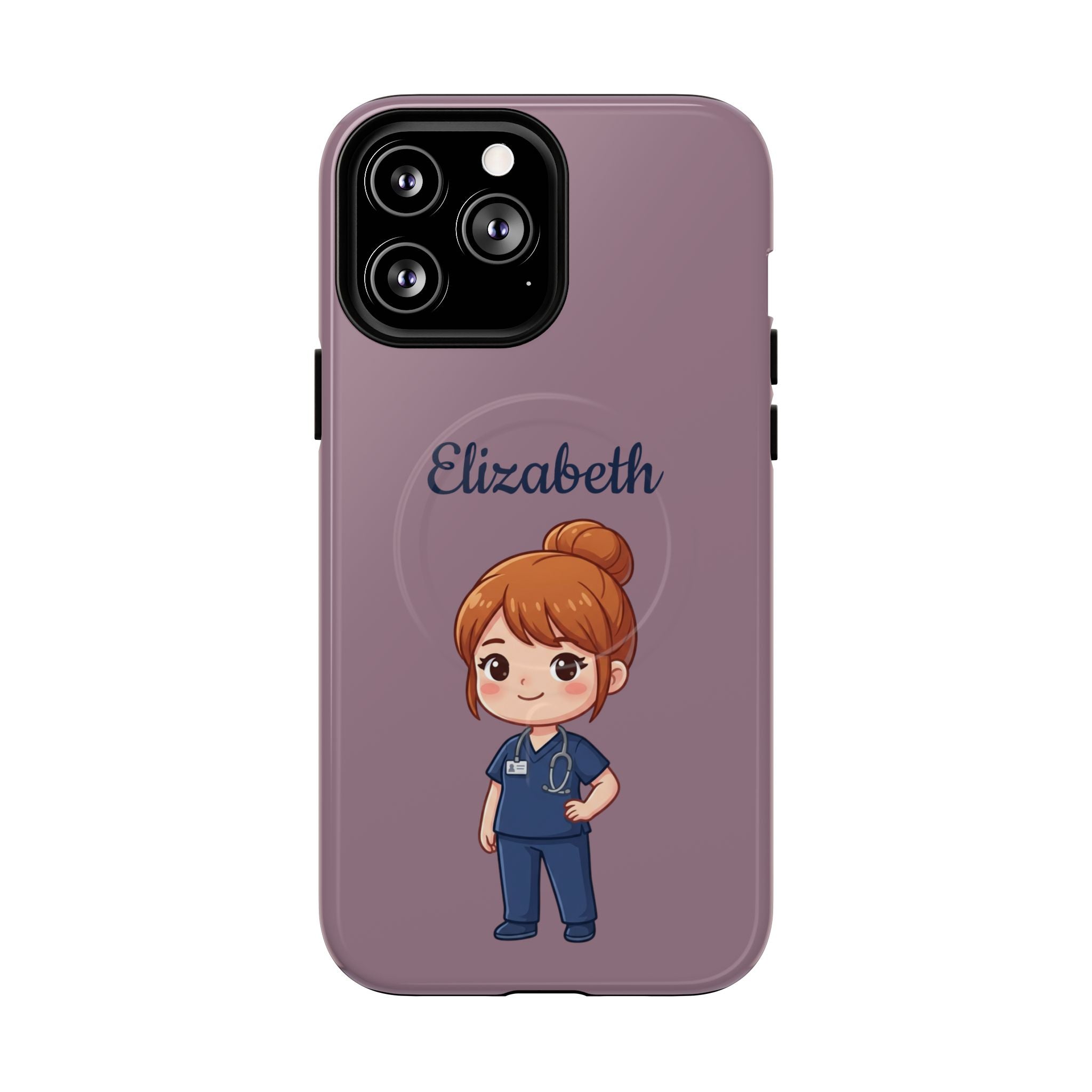 Personalized Nurse Phone Case with Custom Name | MagSafe Compatible iPhone Case