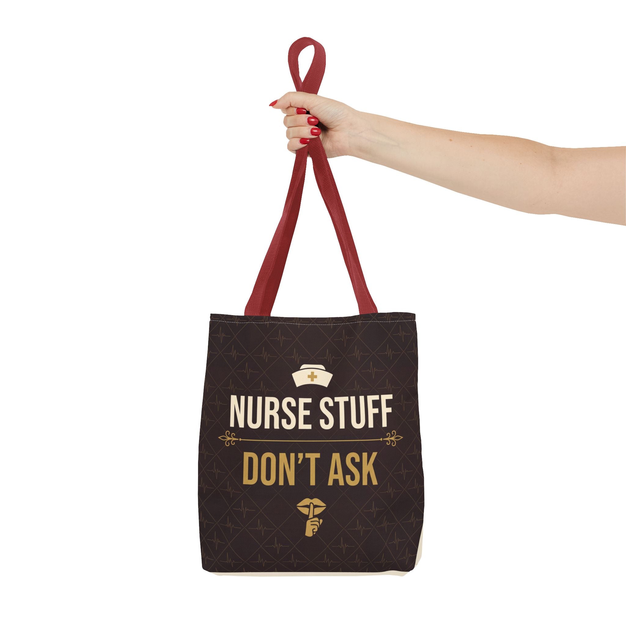 Nurse Stuff Don't Ask Tote | Funny Nurse Gift Tote Bag | Nurse Humour Appreciation Gift | Premium Polyester Carry-All