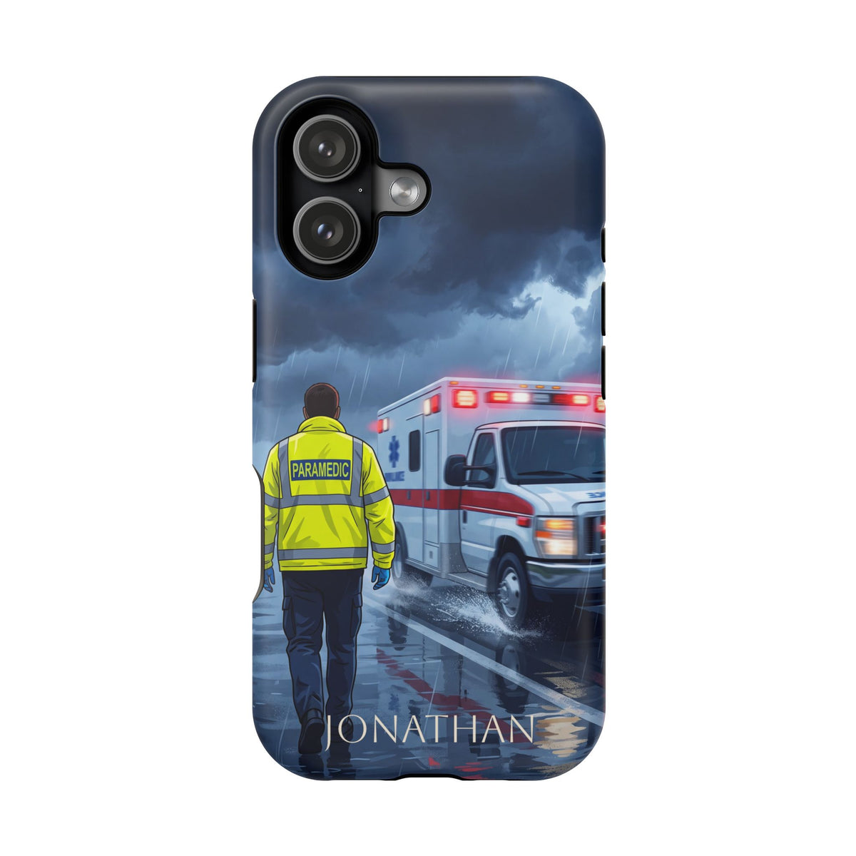 Personalized EMS Storm Phone Case — Wireless Charging Cover