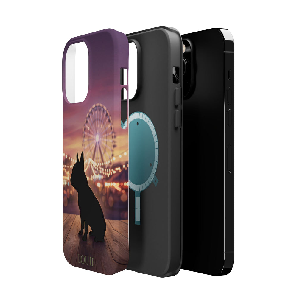 Personalized French Bulldog Carnival Nights Phone Case — Wireless Charging Cover