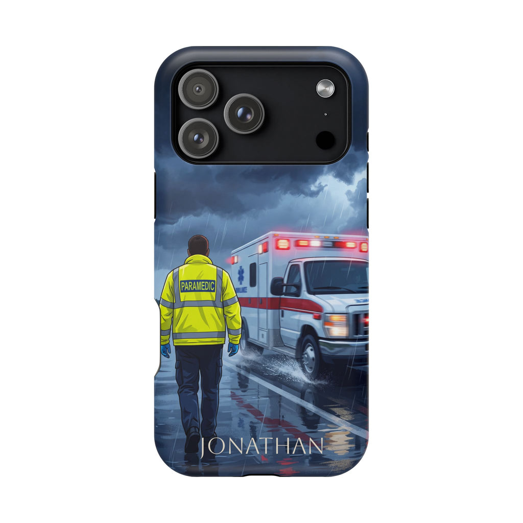 Personalized EMS Storm Phone Case — Wireless Charging Cover