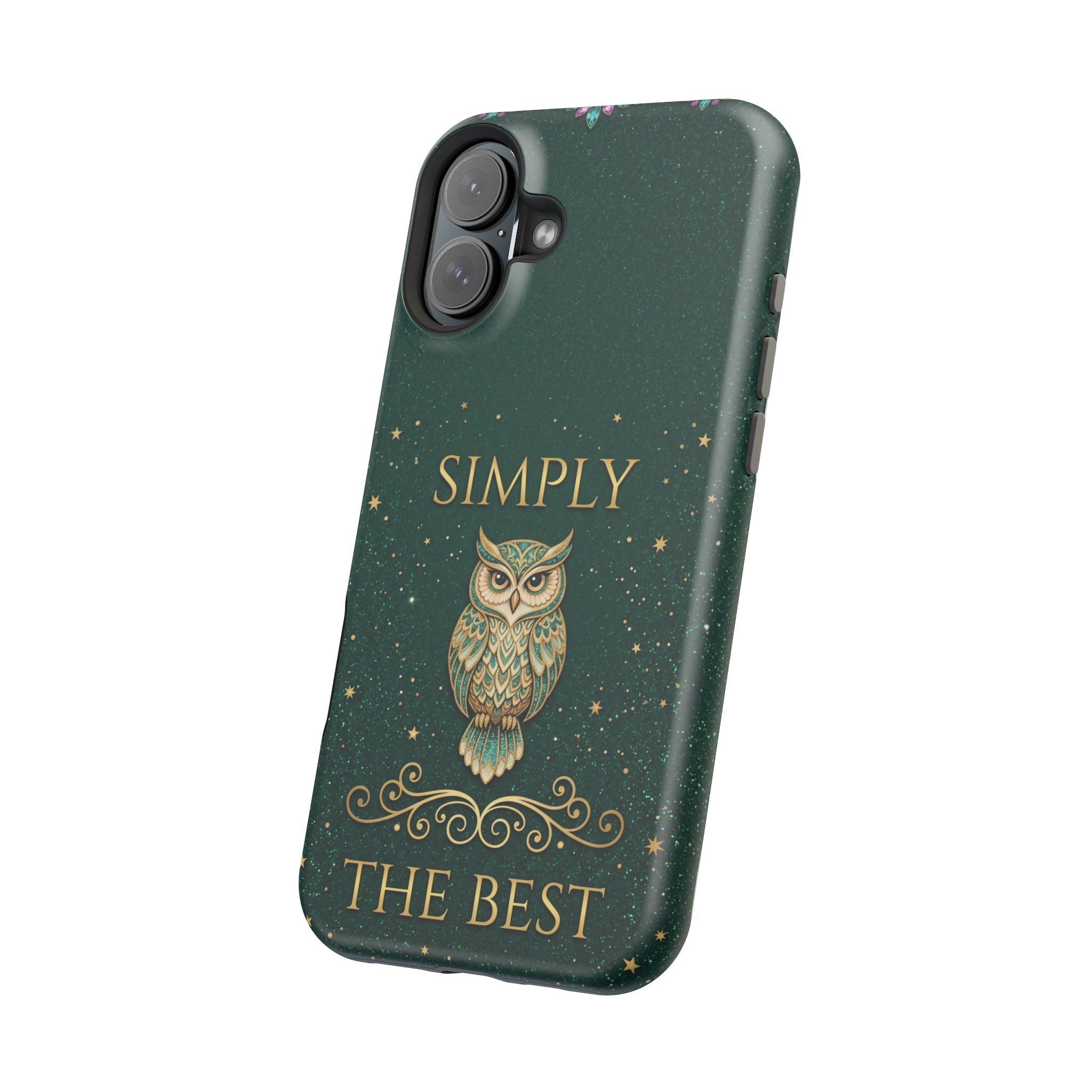 Simply The Best Wise Owl Phone Case — Wireless Charging Cover