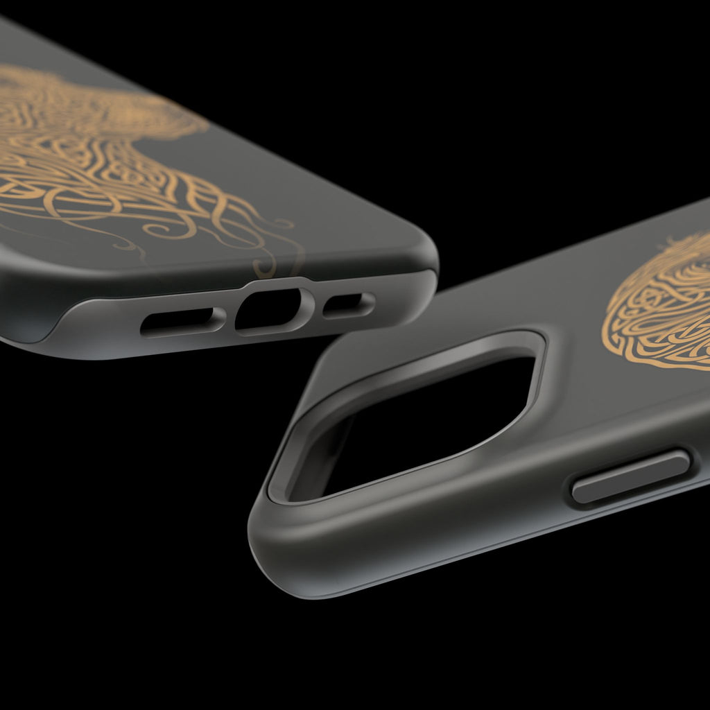 Celtic Knotwork Labrador Phone Case — Tough Magnetic Case with Wireless Charging