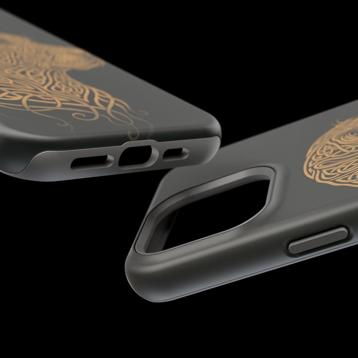 Celtic Knotwork Labrador Phone Case — Tough Magnetic Case with Wireless Charging
