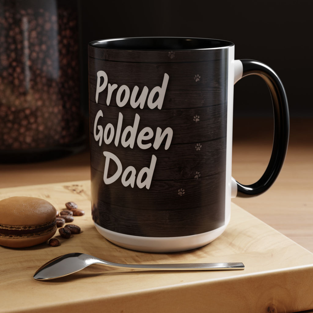 Proud Golden Dad Mug | Golden Retriever Lover Gift | Dog Dad Coffee Mug