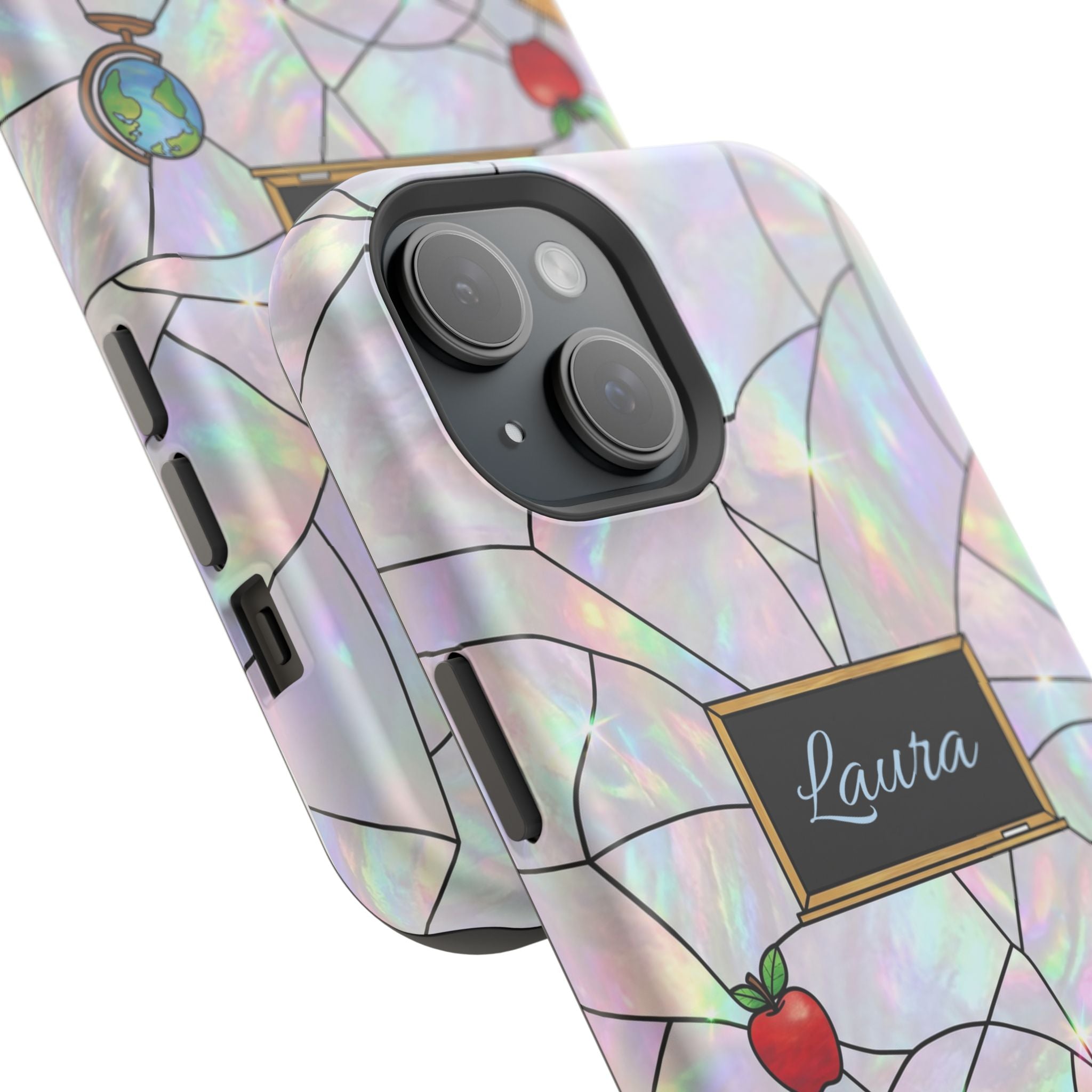 Personalized Teacher Phone Case — Impact-Resistant Wireless Charging Cover