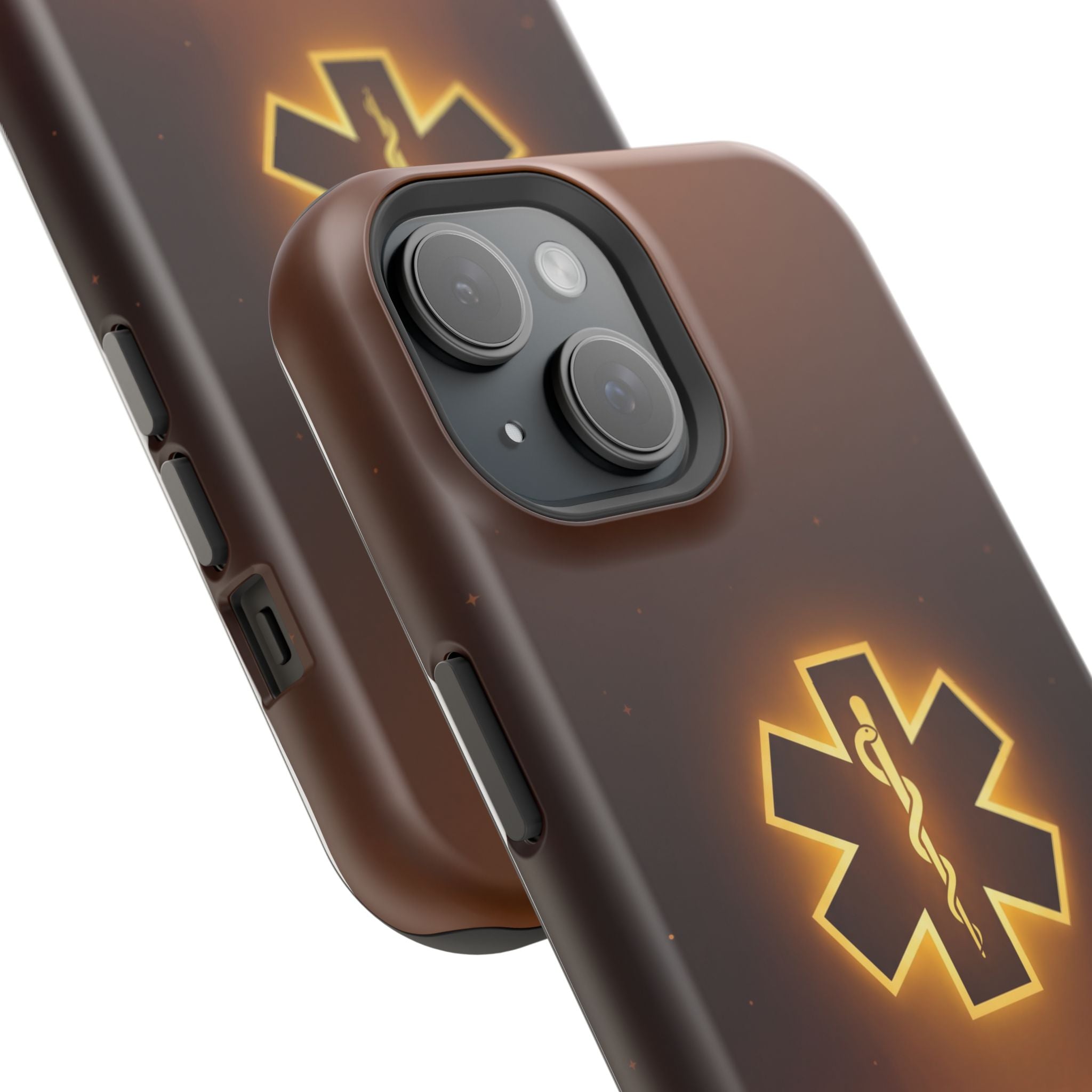 Paramedic/EMT Skyline Phone Case — Magnetic Wireless Charging Cover