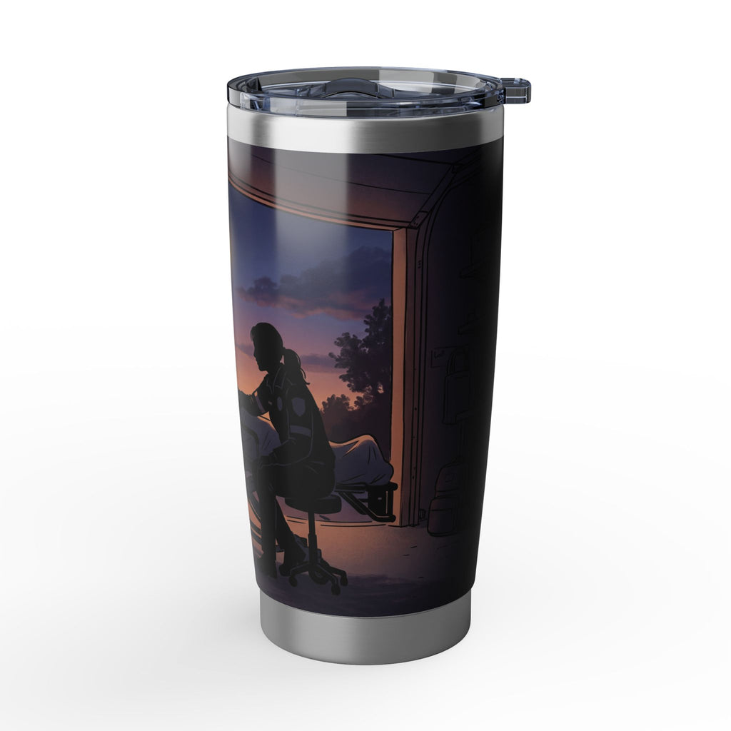 Paramedic/EMT 20oz Tumbler – Compassion in the Field Silhouette Design
