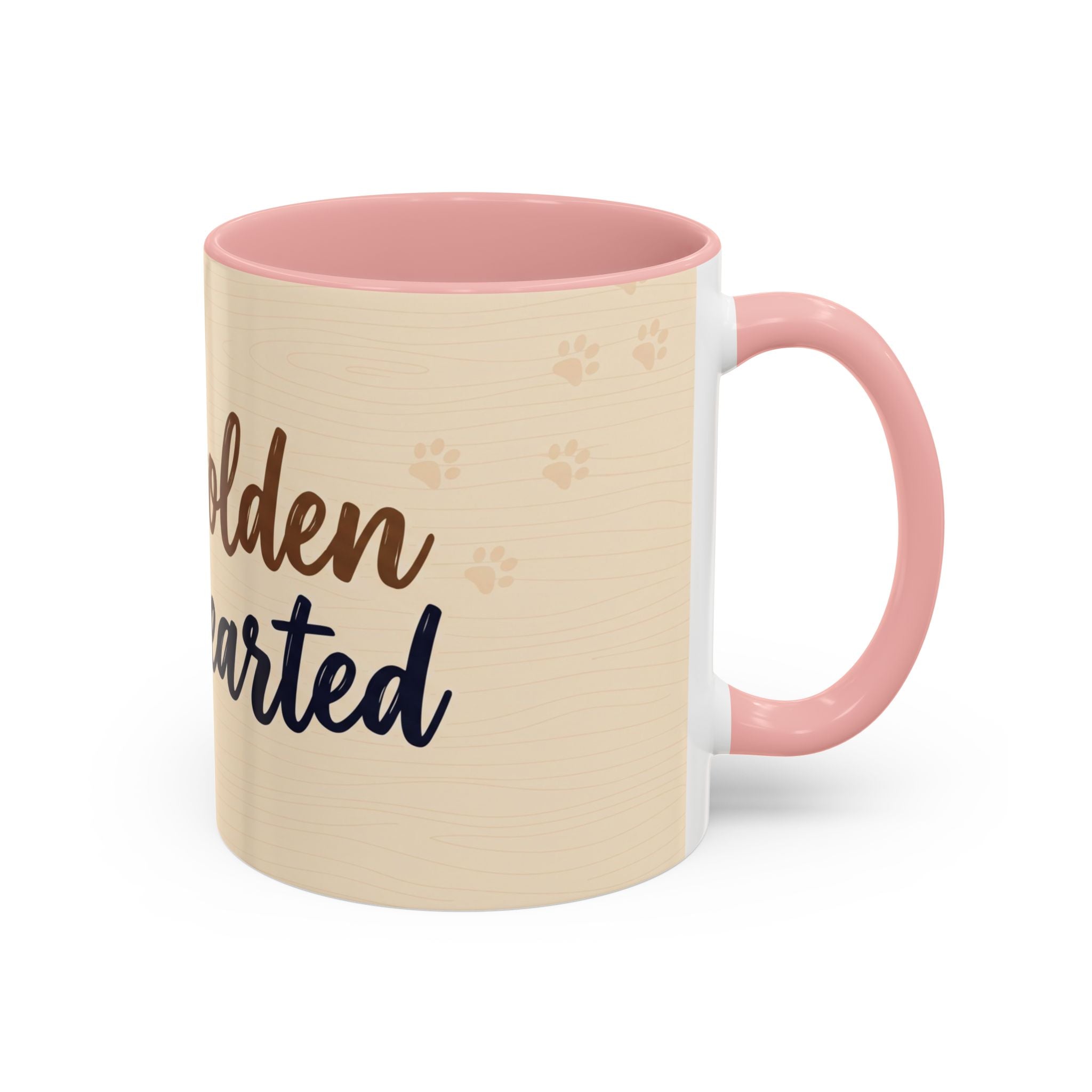 Golden Hearted Mug | Golden Retriever Lover Gift | Cute Dog Coffee Mug