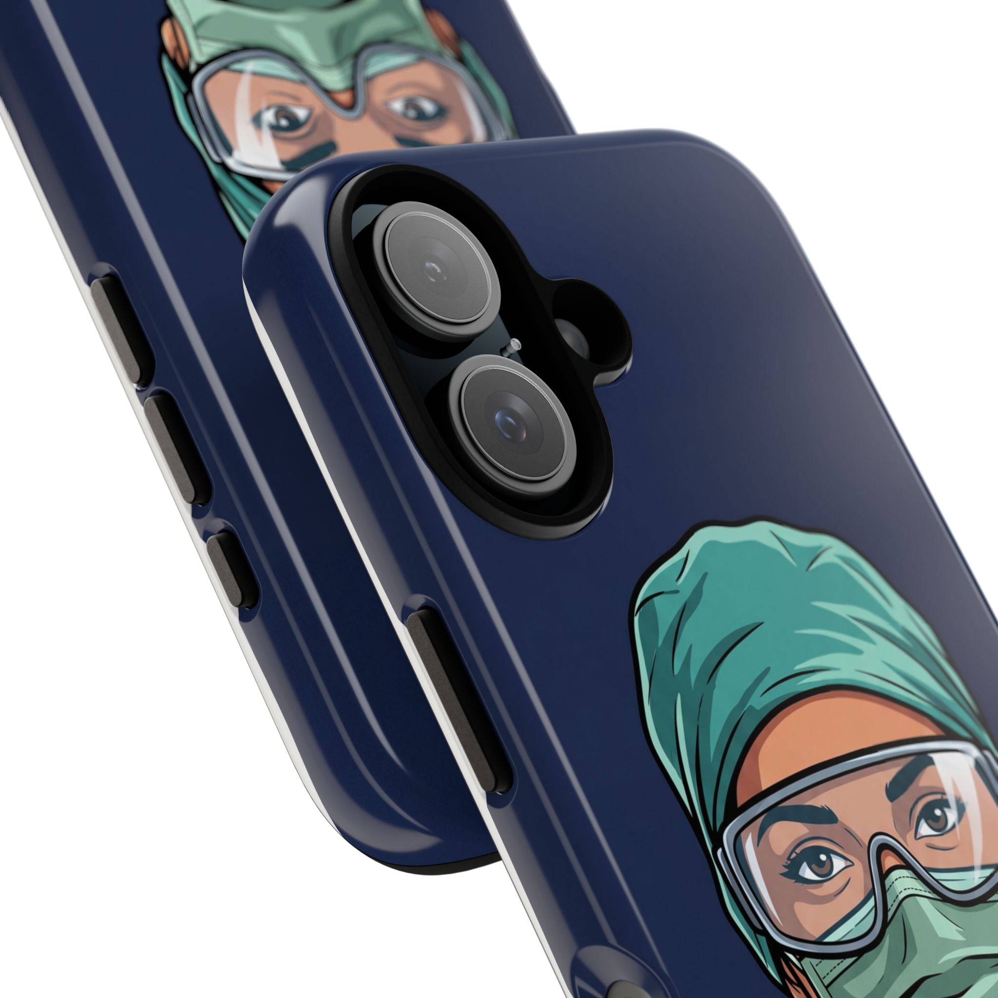Nurse Illustrated Portrait Phone Case | iPhone & Samsung