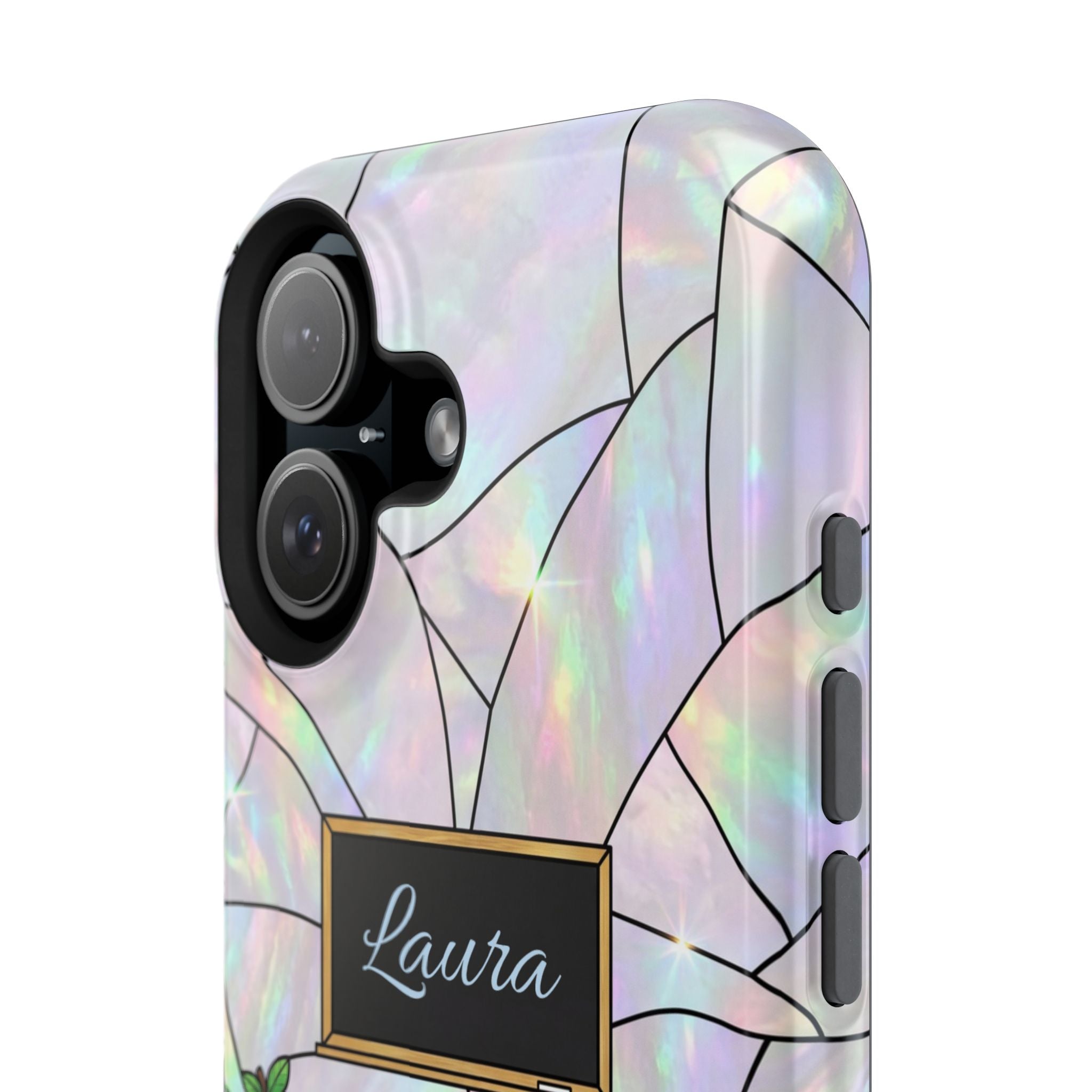 Personalized Teacher Phone Case — Impact-Resistant Wireless Charging Cover