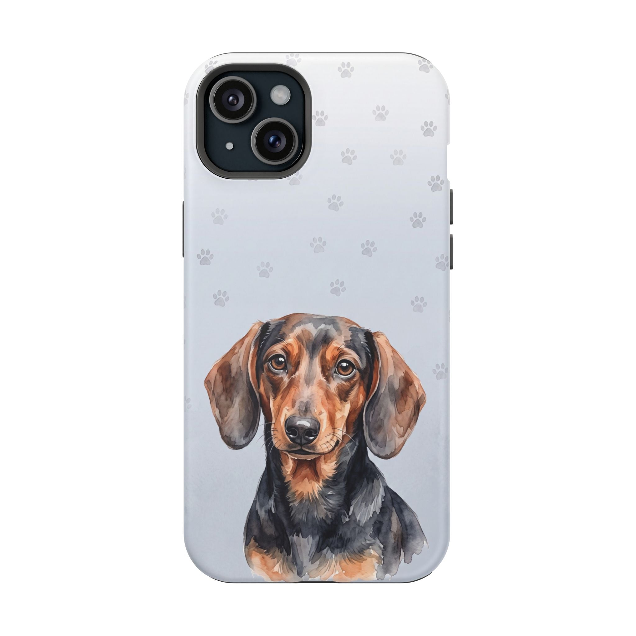 Dachshund Phone Case — Impact-Resistant Wireless Charging Cover