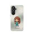 Personalized Nurse with Syringe Phone Case — Wireless Charging Cover