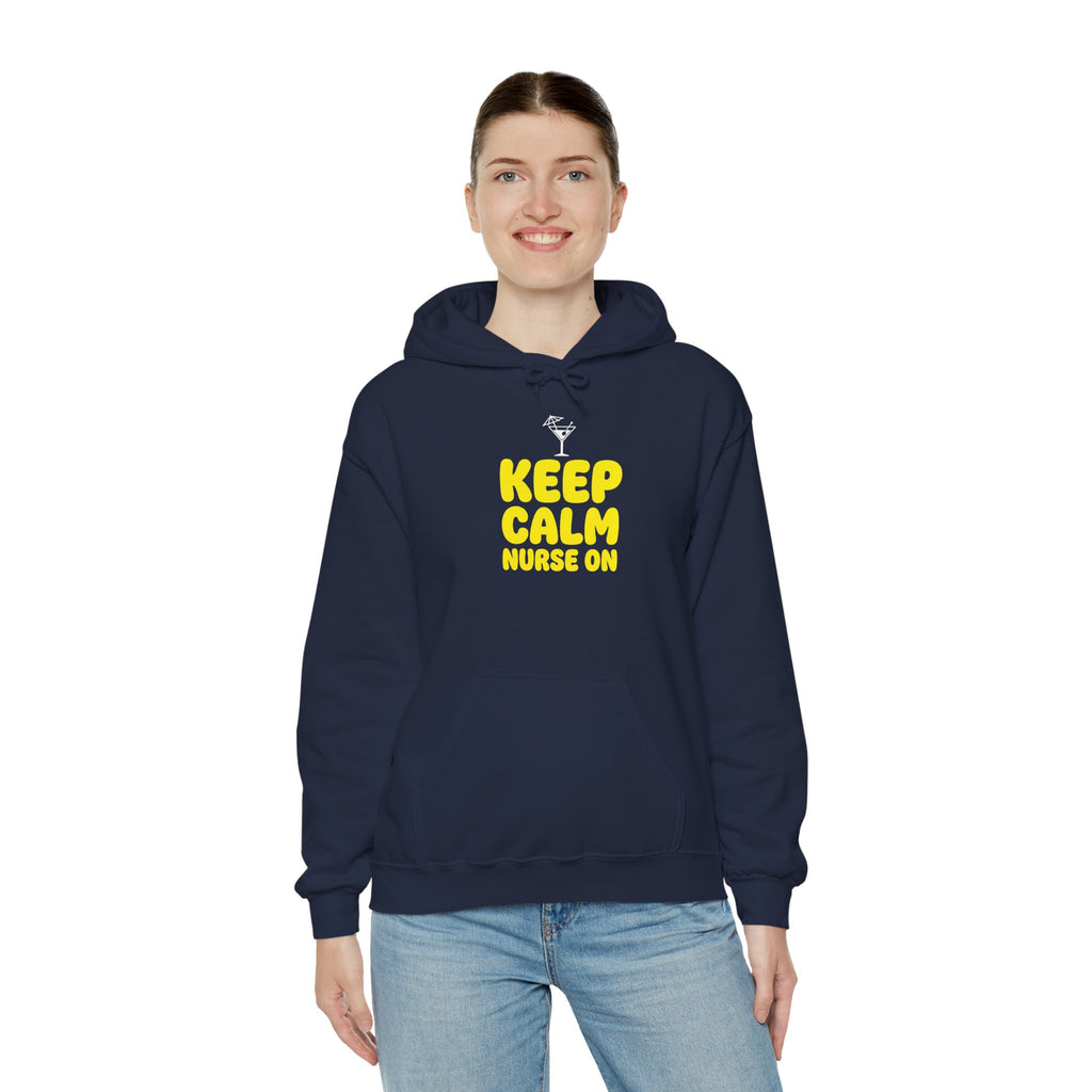 Keep Calm Nurse On Hoodie — Funny Nurse Graphic Pullover
