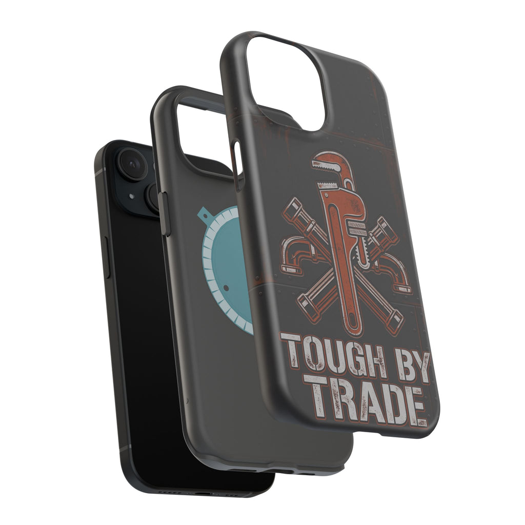 Tough By Trade Phone Case — Crossed Wrenches Wireless Charging Cover