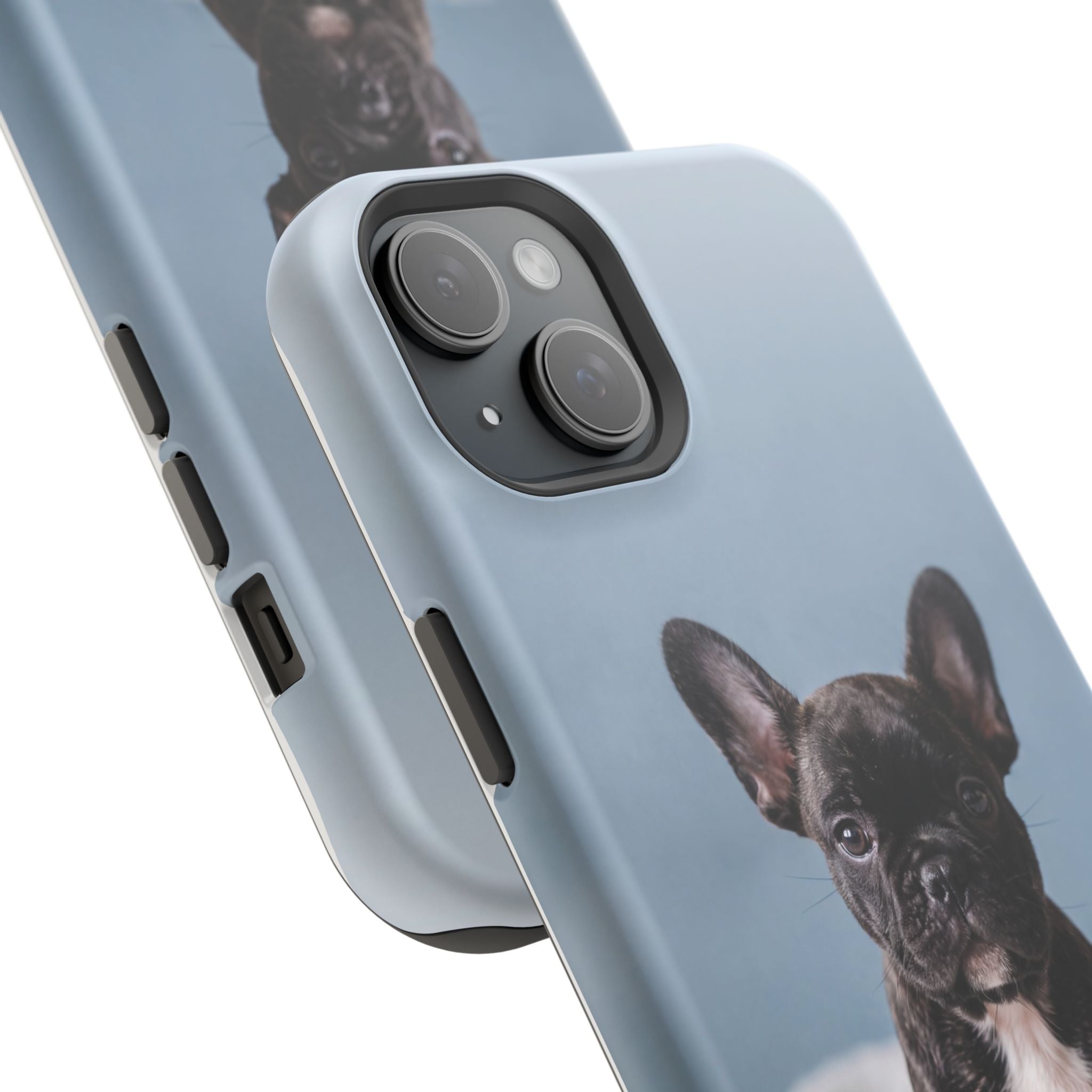 French Bulldog Puppy Phone Case — Impact-Resistant Wireless Charging Cover