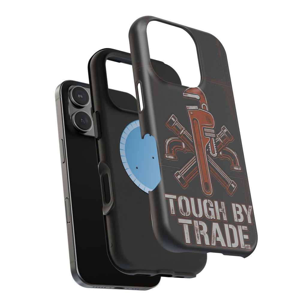Tough By Trade Phone Case — Crossed Wrenches Wireless Charging Cover