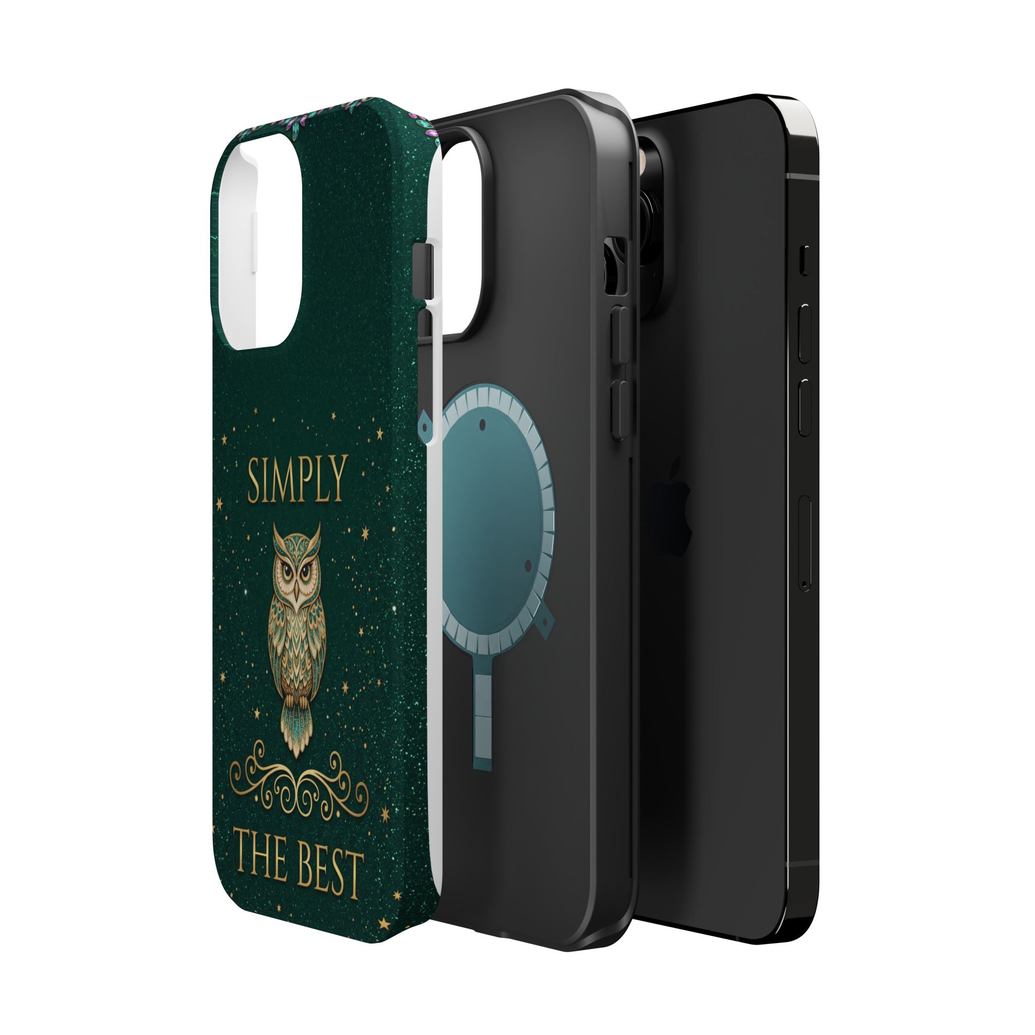 Simply The Best Wise Owl Phone Case — Wireless Charging Cover